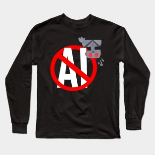 No AI Robot Long Sleeve T-Shirt